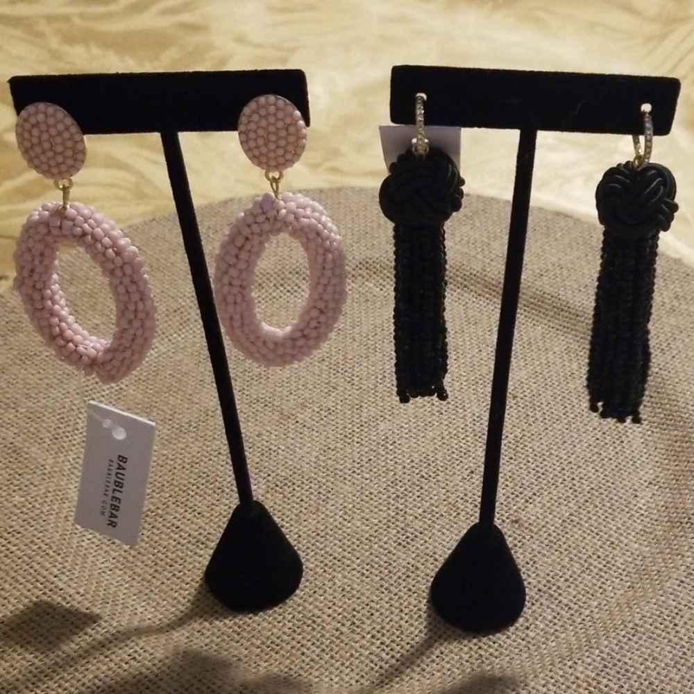 2 pair of baublebar earrings